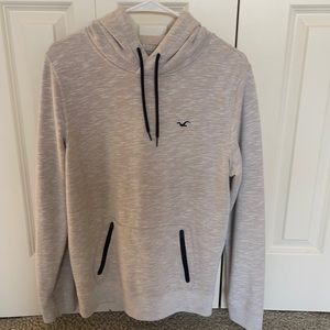 Hollister hooded sweatshirt- light tan/ivory